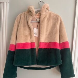 Noize Jill faux fur jacket